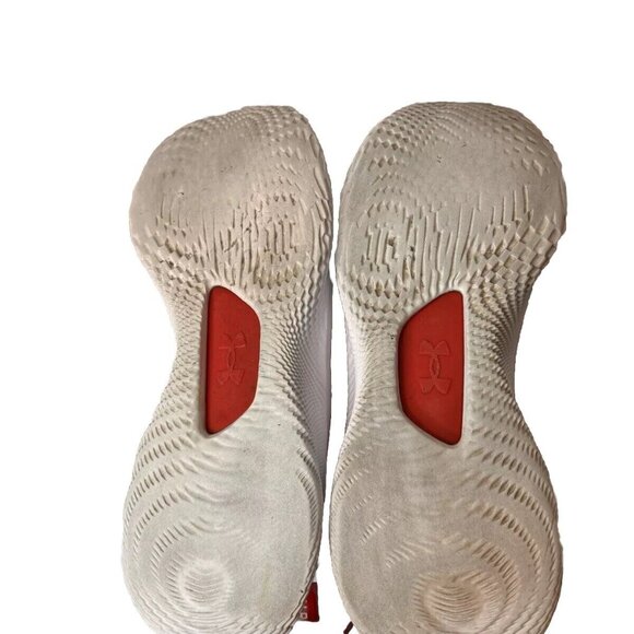 Under Armour Steph Curry 8 Flow TB 3024785-605 Red Patent White Men's 14 Shoes - Picture 9 of 11